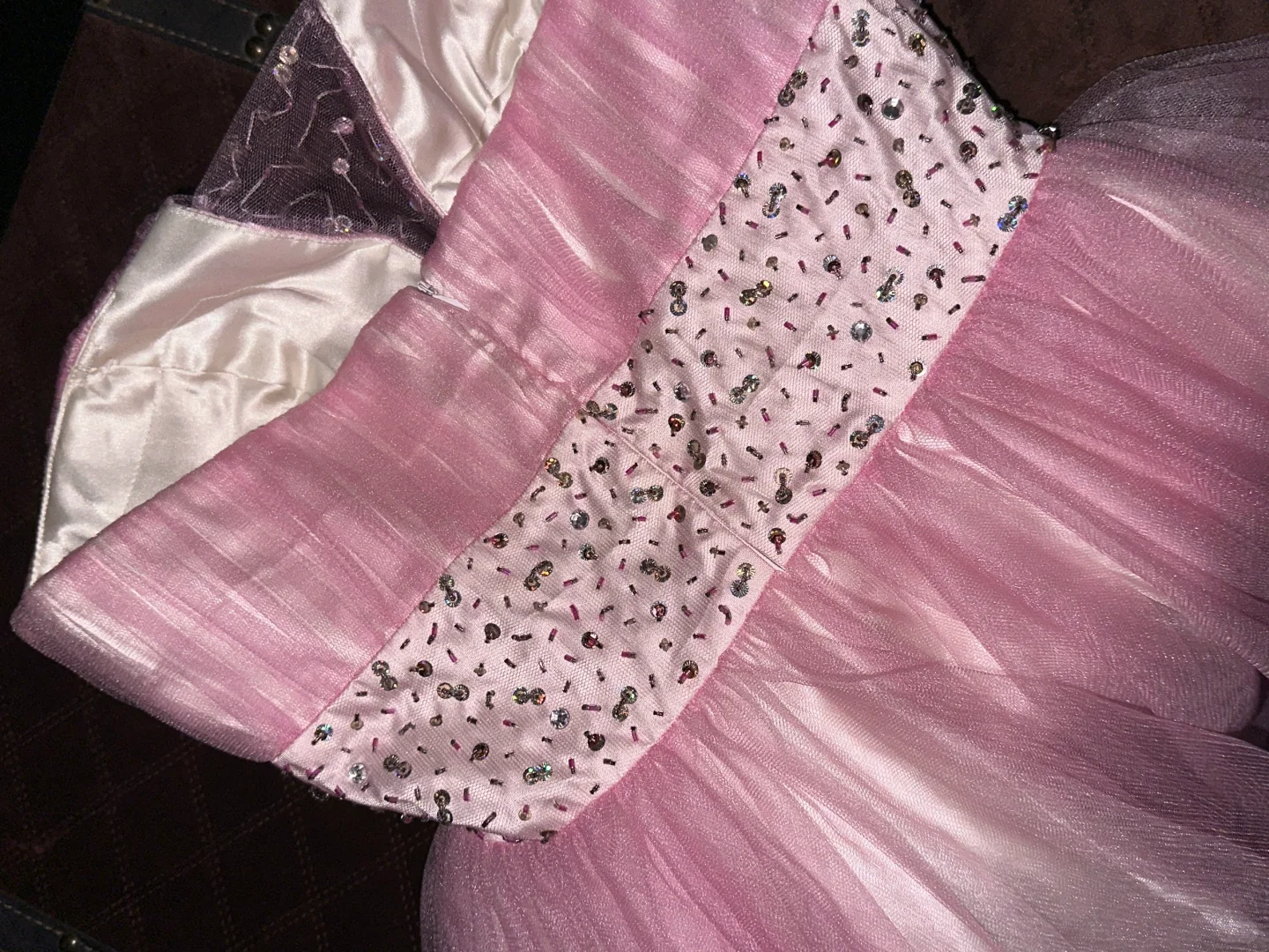 Pink Homecoming Dress Gorgeous Beaded Short Tulle Ball Gown Evening Dress gh4418