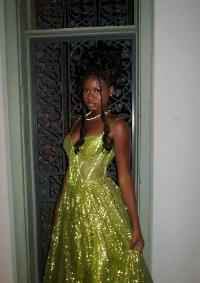 Glamorous Bright Green A-Line Spaghetti Strap Deep V Sequin Tulle Long Prom Dress Evening Dress cc5208