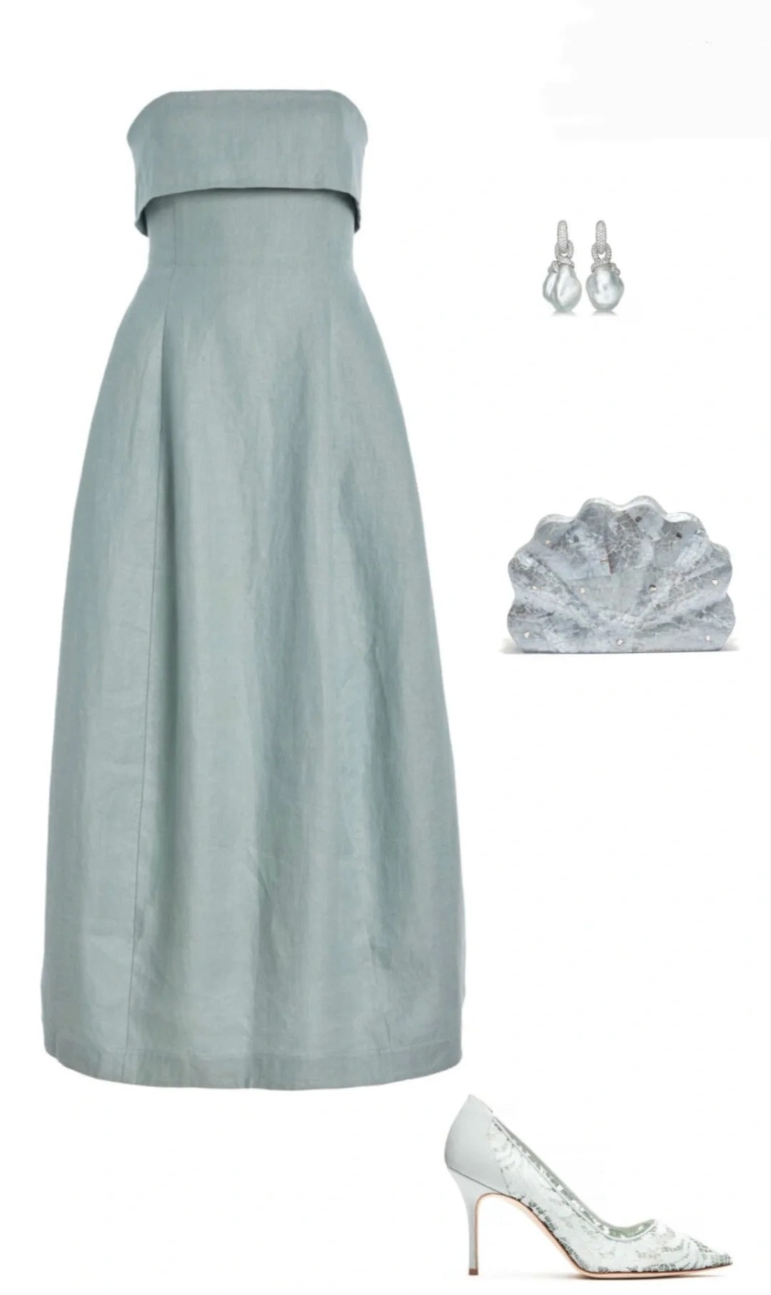 girlhomeshops--Blue tube top fashion mid-length satin prom dress homecoming dress simple dress gh5737