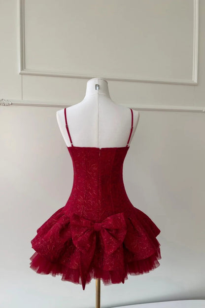 Short Satin Homecoming Dress Birthday Dress gh6801