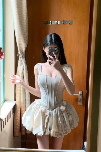 Short Fashion Party Dress Satin gh6641