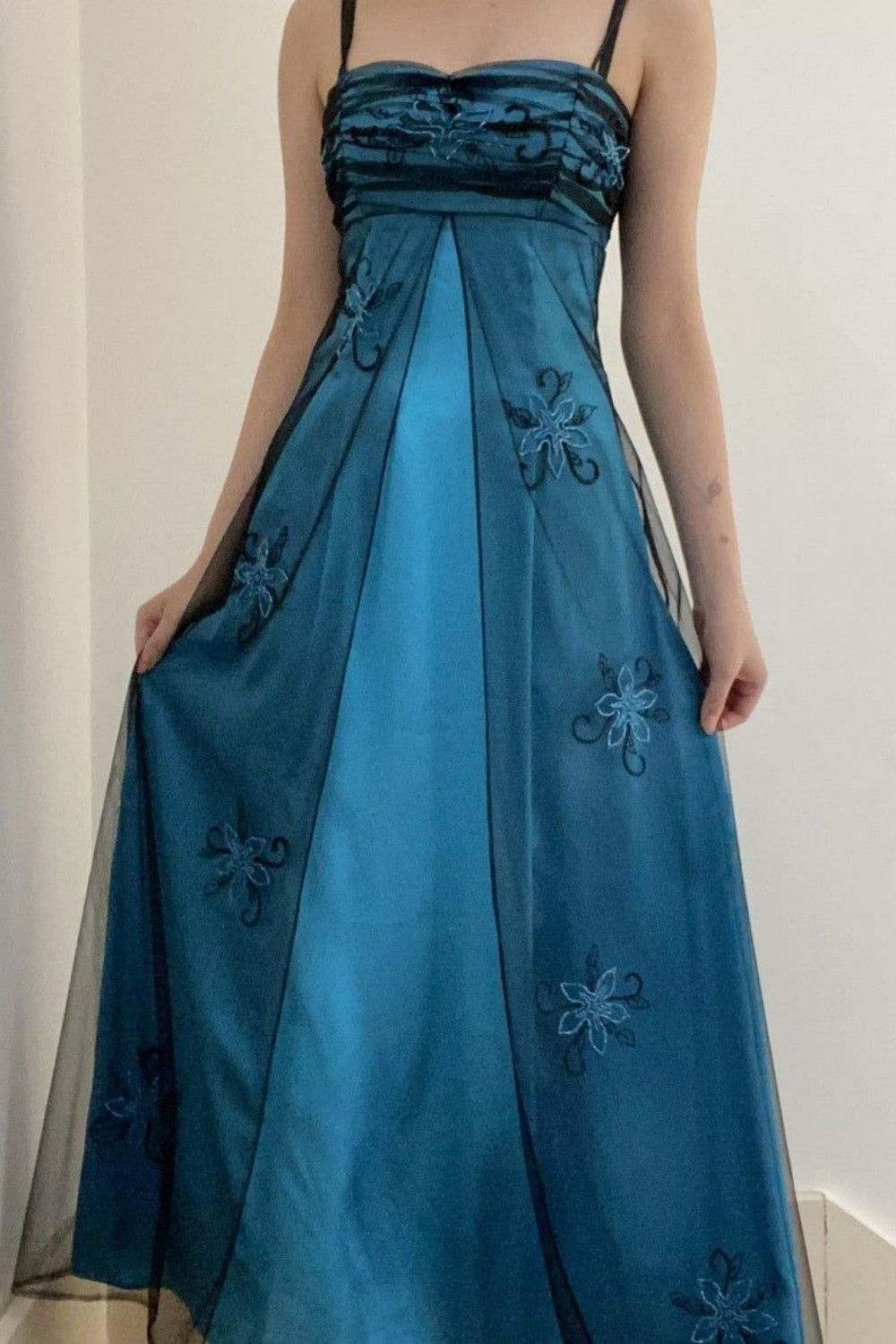 blue prom dress New retro dress, ball dress, birthday dress gh6677