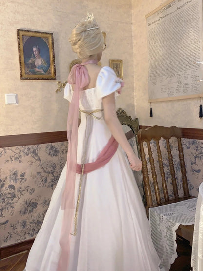 Pink Palace Elegant Girl Long Dress gh6656