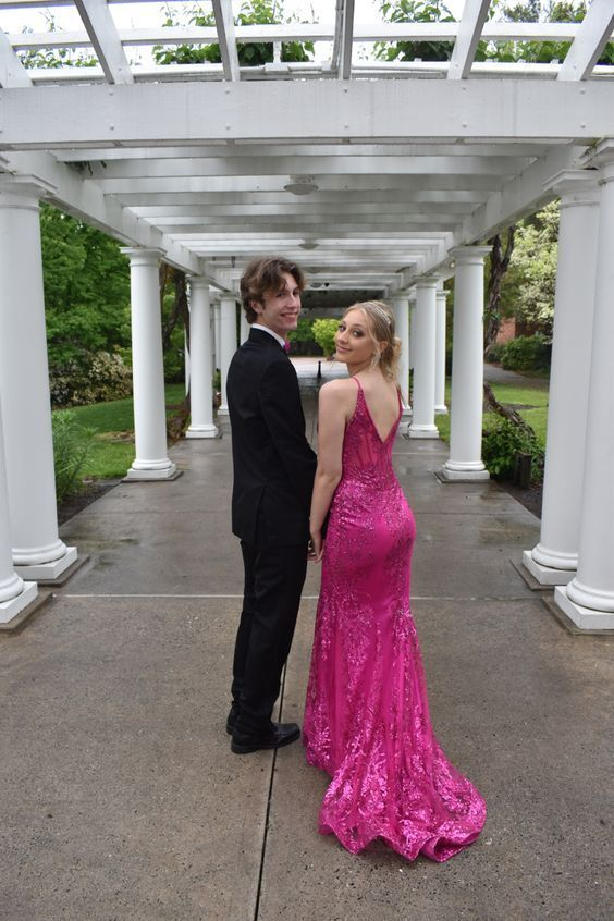 Beautiful Lace Mermaid Prom Dress Formal Party Dress Prom Dress  cc949