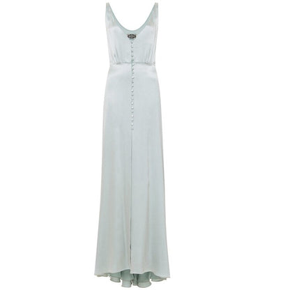 A-line Simple Long Prom Dress Sleeveless Party Dress c3400
