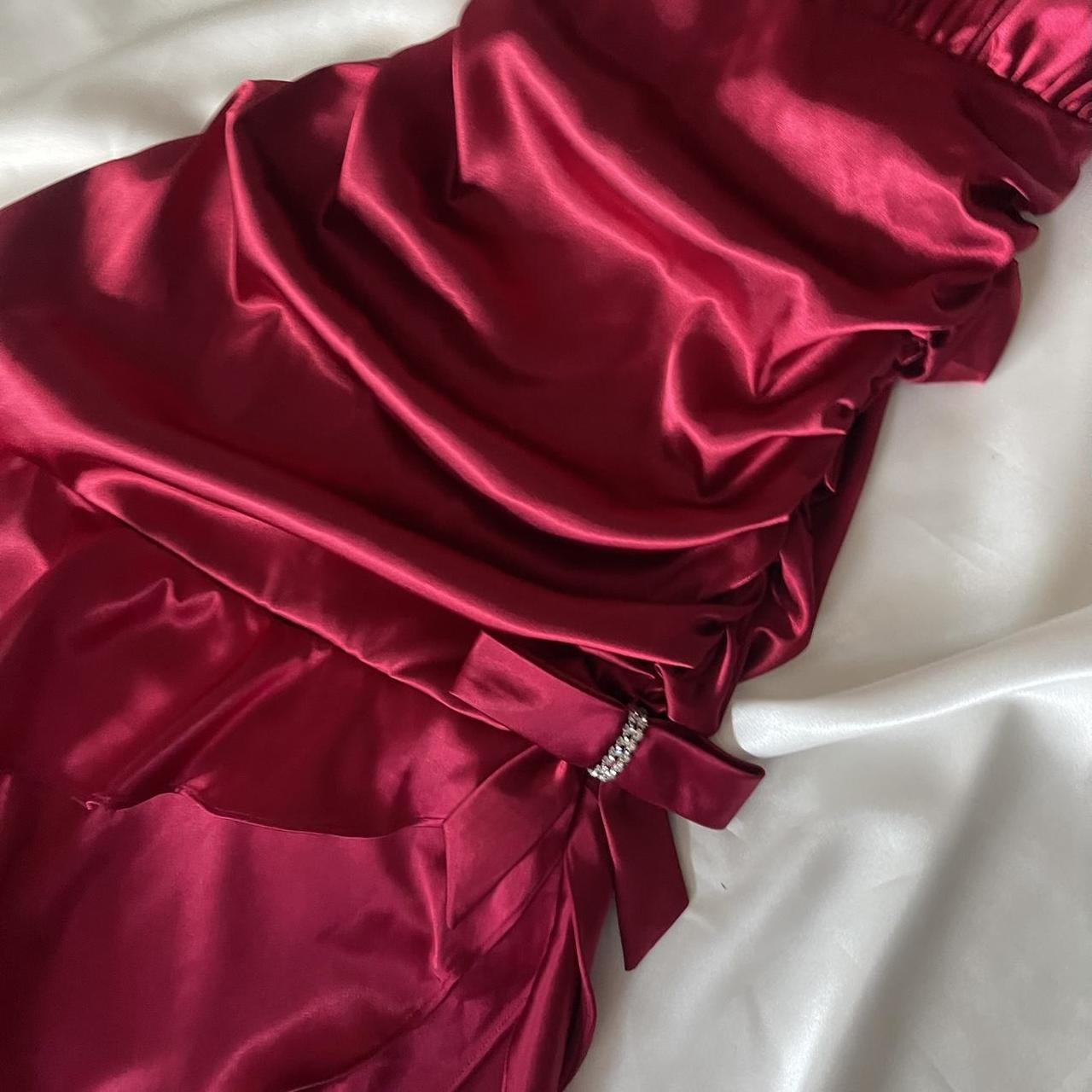 girlhomeshops--Red Retro Elegant Simple Mid-Length Homecoming Dress Date Dress Fashionable And Comfortable Popular Dress gh5674