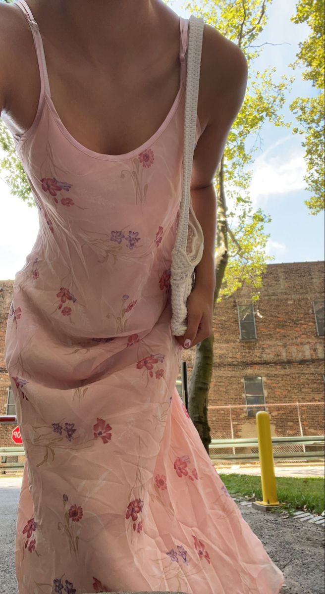 Pretty Pink Spaghetti Strap Round Neck Fitted Print Tulle Long Prom Dress Evening Dress cc5503