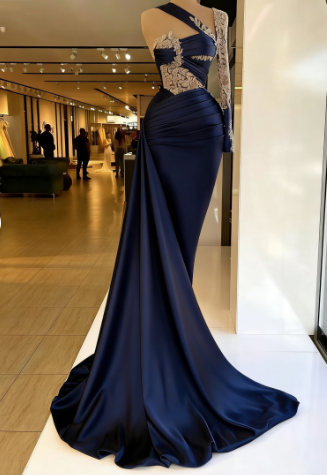 Lace prom dresses, evening dresses, custom make prom dress, arabic prom dress, new arrival evening dresses, fashion evening gowns, elegant prom dress C1897