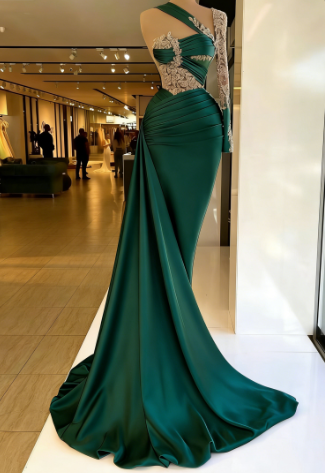 Lace prom dresses, evening dresses, custom make prom dress, arabic prom dress, new arrival evening dresses, fashion evening gowns, elegant prom dress C1897