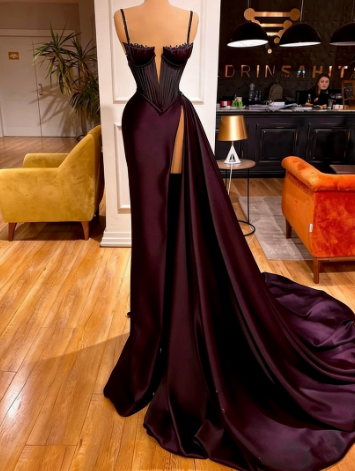 Black Sheath long Evening Dresses, Prom Party Dresses C1467