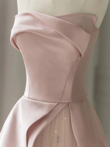 Elegant Strapless Formal Evening Dresses Long Event Party Dress