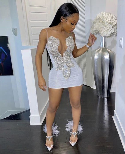 luxurious sequins beaded short homecoming dresses c2913