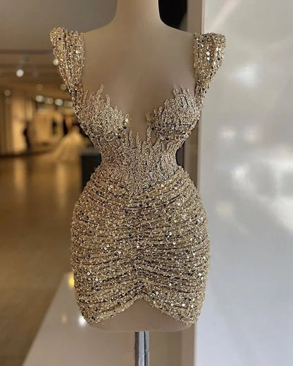 Sexy Sequins Homecoming Dress Party Dress c2729